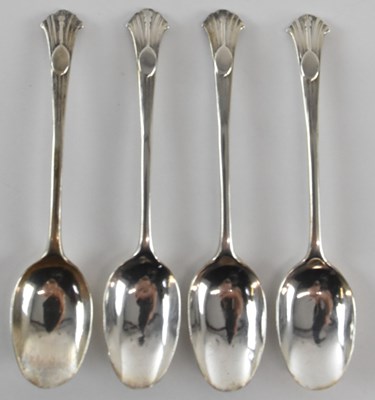 Lot 1121 - A set of four Victorian hallmarked silver...