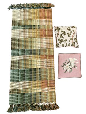 Lot 434 - A modern woven wool wall hanging tapestry,...