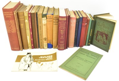 Lot 406 - Twenty-five vintage dog books, mostly relating...