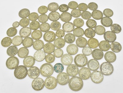 Lot 1403 - A quantity of coins, all pre 1947, total...