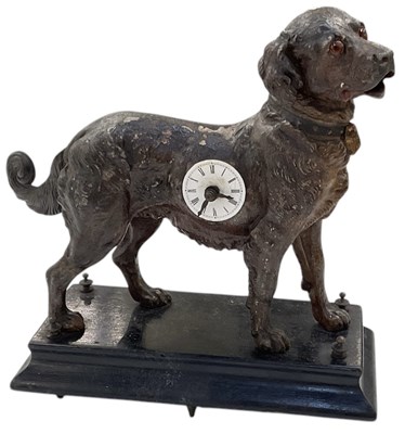 Lot 113 - An early 20th century bronzed spelter...