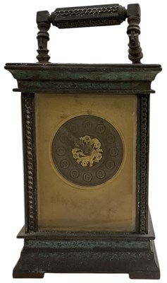 Lot 124 - A late 19th/early 20th century French brass...