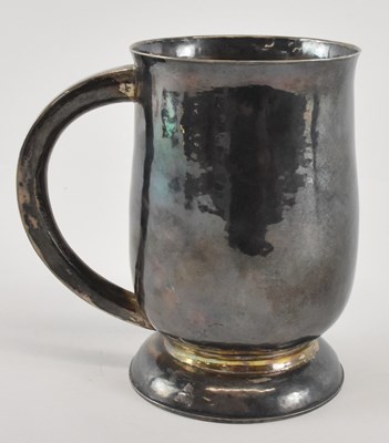 Lot 1025 - A stylish 1950s hallmarked silver mug, Chester...