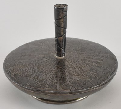 Lot 1029 - An interesting 1960s hallmarked silver lidded...
