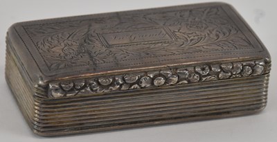 Lot 1083 - WILLIAM SIMPSON; a William IV hallmarked...