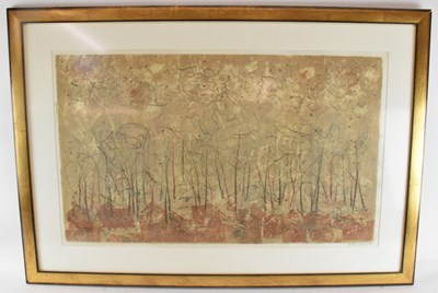 Lot 265 - HEATHER METCALF; a signed abstract print,...