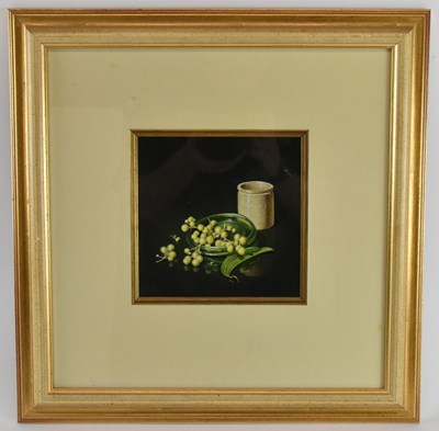 Lot 176 - IAN MASTIN (born 1949); oil on board, still...