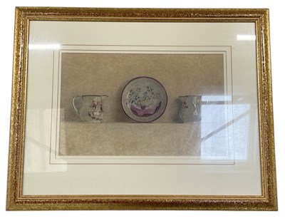 Lot 198 - SUE READ; watercolour, still life of two jugs...