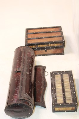 Lot 1061 - A group of 19th and early 20th century boxes,...