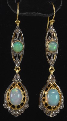 Lot 1256 - A pair of 925 hallmarked silver gilt diamond...