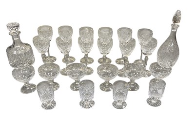 Lot 539 - WHITEFRIARS; a crystal glass decanter in the...