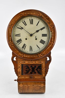 Lot 2365 - A late 19th century American inlaid walnut...