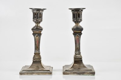 Lot 1537 - C F; a pair of Victorian hallmarked silver...