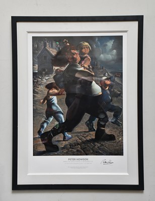Lot 574 - PETER HOWSON OBE (Scottish, born 1958); ink...