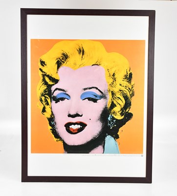 Lot 578 - AFTER ANDY WARHOL; 'Orange Marilyn, 1964', 80...