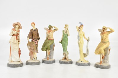 Lot 151 - ROYAL DOULTON; six figures from the 'Classique'...