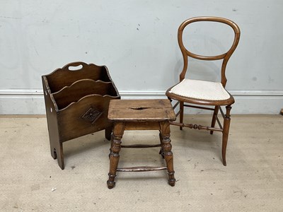 Lot 2132 - A pair of late Victorian balloon back bedroom...