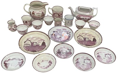 Lot 494 - A collection of 18th century and later pink...