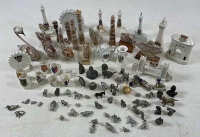 Lot 21 - A collection of Alum Bay sand models, together...