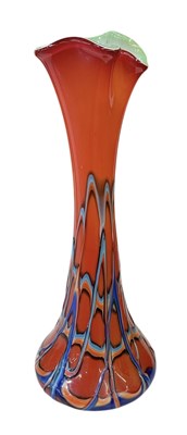 Lot 554 - IN THE STYLE OF MURANO; a 1950s hand blown art...
