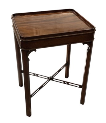 Lot 74 - A reproduction mahogany Chippendale style...