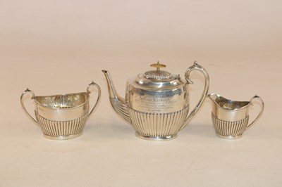 Lot 337 - J. WIPPELL & CO; a Victorian hallmarked silver...