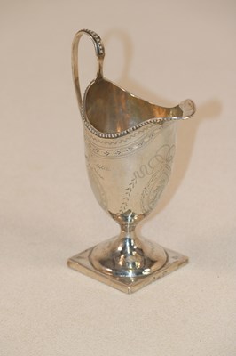 Lot 349 - RICHARD PERRIS; a George III hallmarked silver...