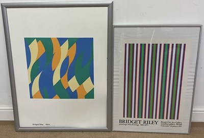 Lot 316 - AFTER BRIDGET RILEY (born 1931); a poster...