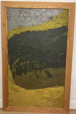 Lot 310 - UNATTRIBUTED; acrylic on board, abstract...
