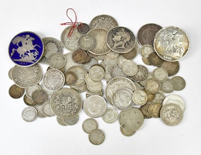 Lot 1003 - A quantity of Georgian and later coins, to...