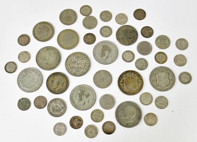 Lot 1005 - A collection of half-silver coinage, to...