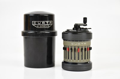 Lot 2429 - CURTA; a type II calculator, numbered 553340.
