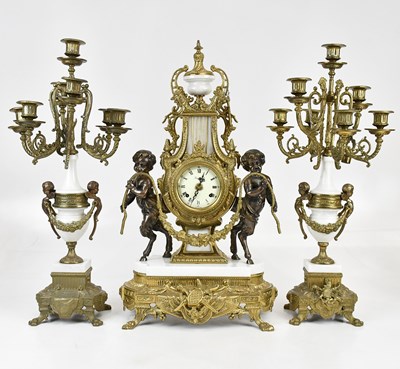 Lot 2369 - IMPERIAL; a large reproduction bronze, gilt...