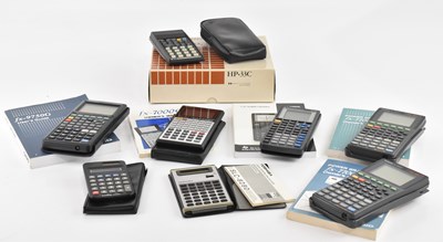 Lot 402 - HEWLETT-PACKARD; a HP-33C calculator, boxed...