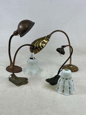 Lot 1214 - Two similar Art Nouveau wall mounted wall...