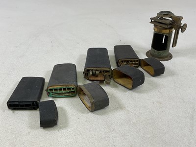 Lot 1096 - Four late 18th century shagreen cases for...