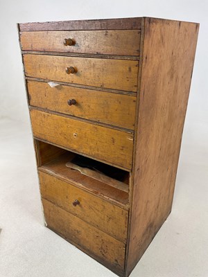 Lot 1003 - An interesting collector's cabinet containing...