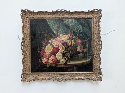 Lot 523 - EMMA MULVAD (1838-1903); oil on canvas, still...