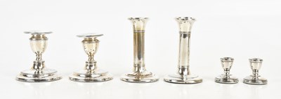 Lot 1575 - ELLIS & CO; a pair of Edward VII hallmarked...