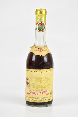 Lot 426 - DESSERT WINE; a single bottle of Tokaji Aszu,...