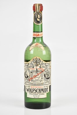 Lot 439 - WOLFSCHMIDT; a single bottle of Kummel, 68%...