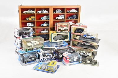 Lot 621 - A large collection of diecast and other police...