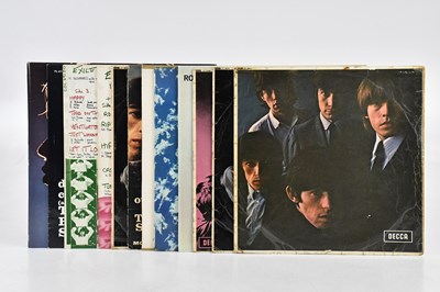 Lot 1221 - THE ROLLING STONES; eleven albums comprising...