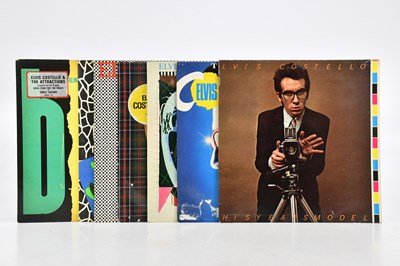Lot 1224 - ELVIS COSTELLO; seven albums comprising The...