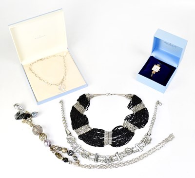 Lot 1126 - A Newbridge Silverware silver-plated necklace...