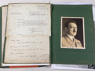Lot 109 - An interesting autograph book containing many...