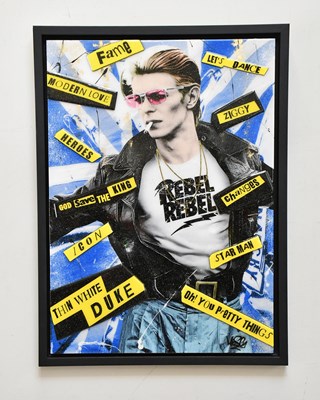 Lot 561 - MR SLY; a signed limited edition print, 'Rebel...