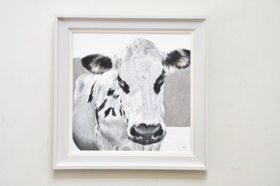 Lot 567 - VICKY PALMER; oil on canvas, 'Moody', signed...