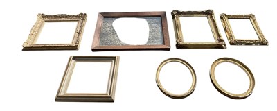 Lot 283 - Seven assorted 19th century and later picture...