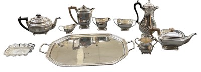 Lot 1008 - A quantity of silver plated items, including a...
